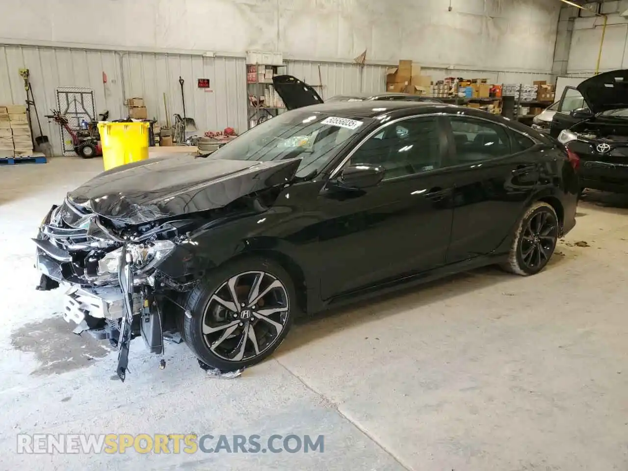 1 Photograph of a damaged car 2HGFC2F83LH557058 HONDA CIVIC 2020