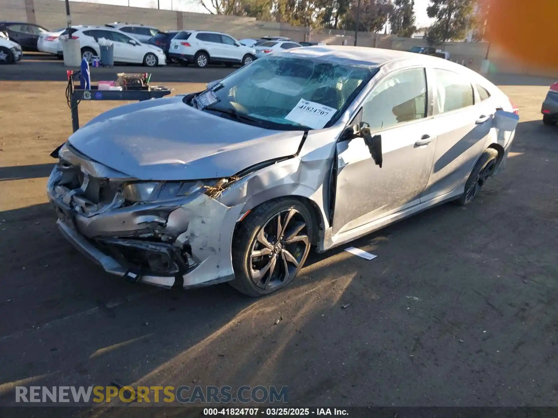 2 Photograph of a damaged car 2HGFC2F83LH557819 HONDA CIVIC 2020