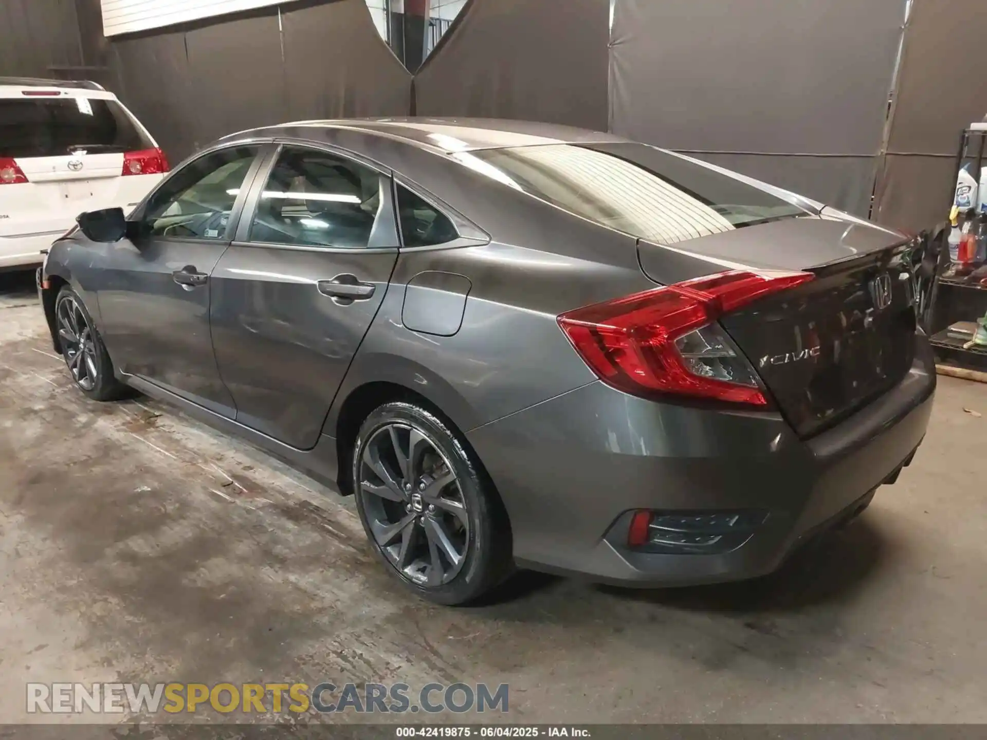3 fotografías del automóvil dañado 2HGFC2F83LH566858 HONDA CIVIC 2020