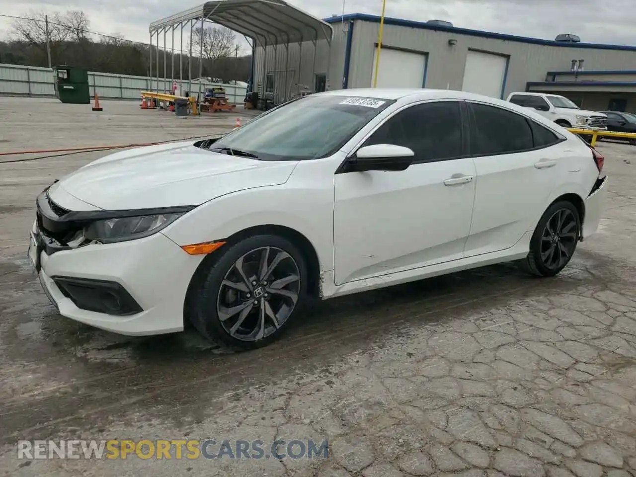1 Photograph of a damaged car 2HGFC2F83LH568464 HONDA CIVIC 2020
