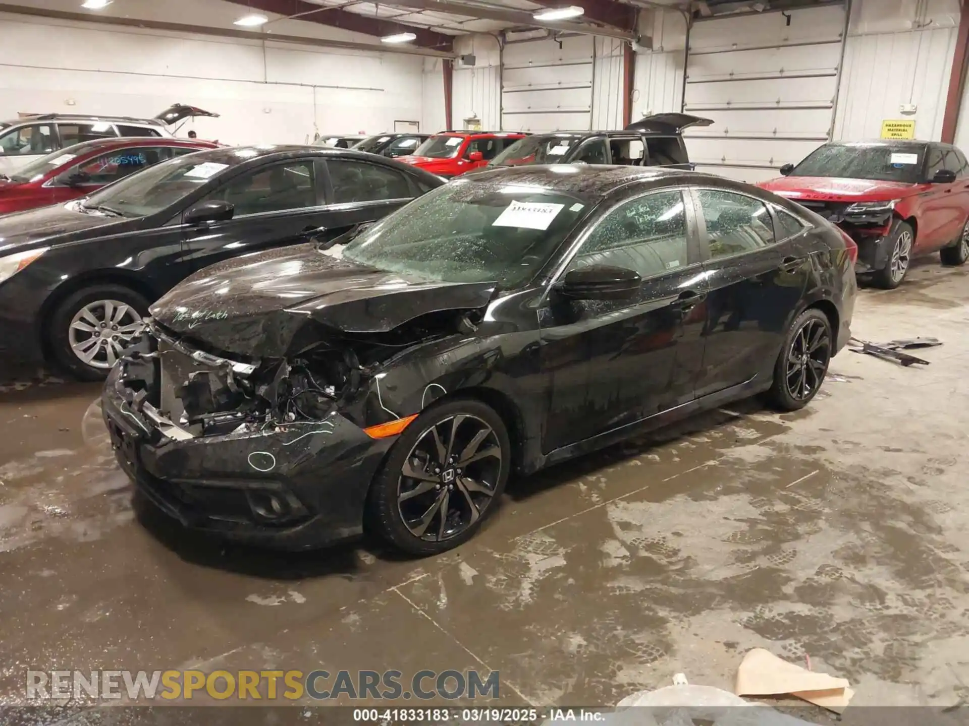 2 Photograph of a damaged car 2HGFC2F83LH569159 HONDA CIVIC 2020
