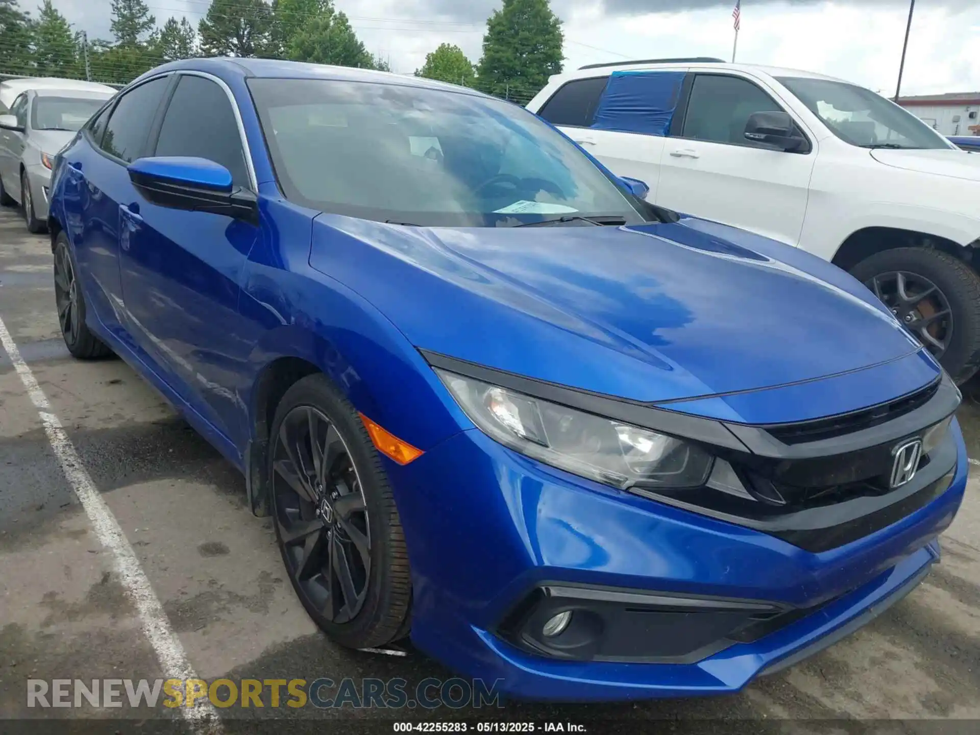 1 Photograph of a damaged car 2HGFC2F83LH571817 HONDA CIVIC 2020