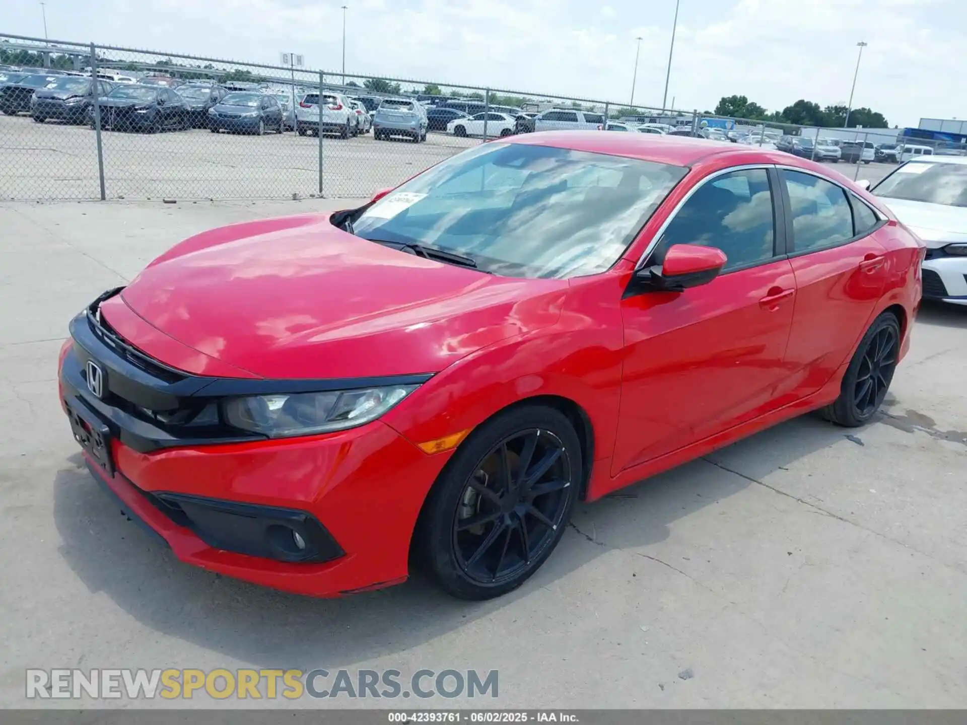2 Photograph of a damaged car 2HGFC2F83LH590190 HONDA CIVIC 2020