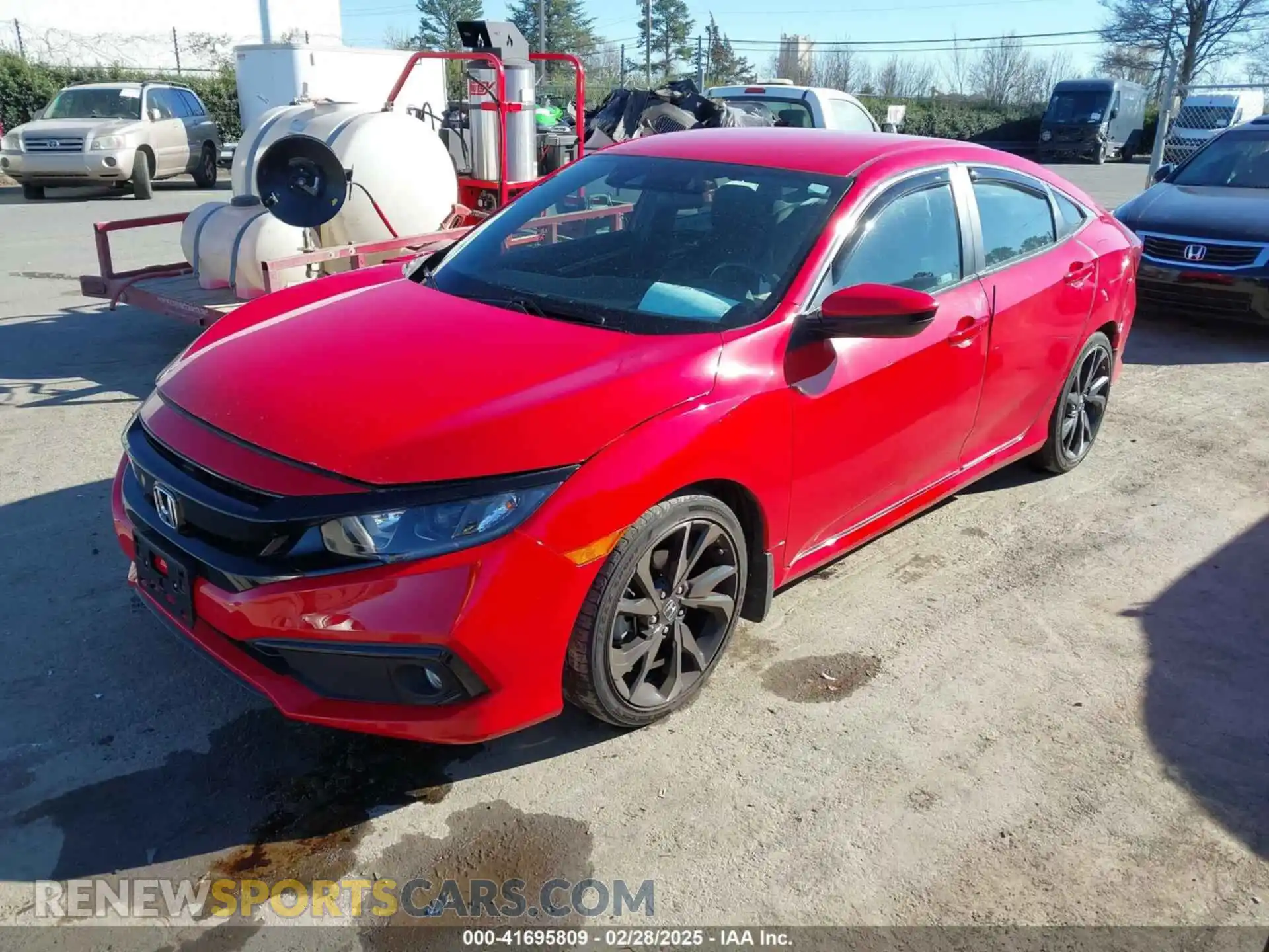 2 Photograph of a damaged car 2HGFC2F84LH568148 HONDA CIVIC 2020