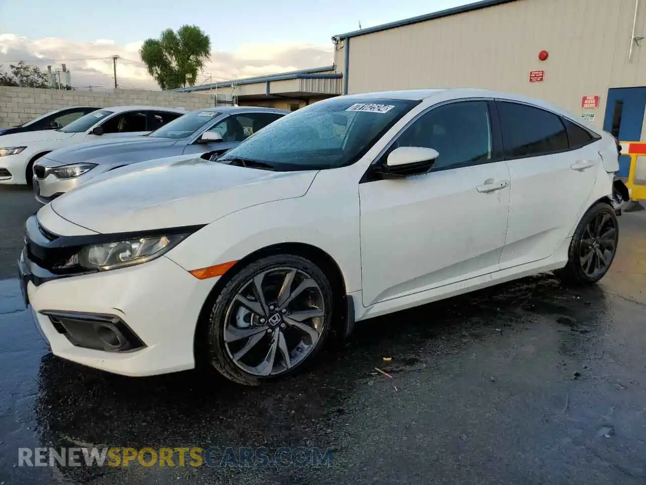 1 Photograph of a damaged car 2HGFC2F84LH579554 HONDA CIVIC 2020