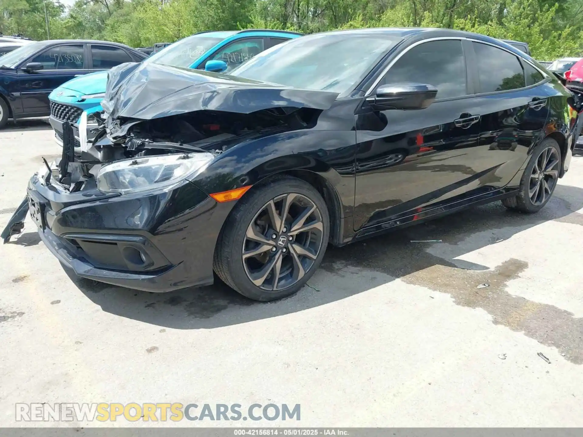 2 Photograph of a damaged car 2HGFC2F84LH585516 HONDA CIVIC 2020