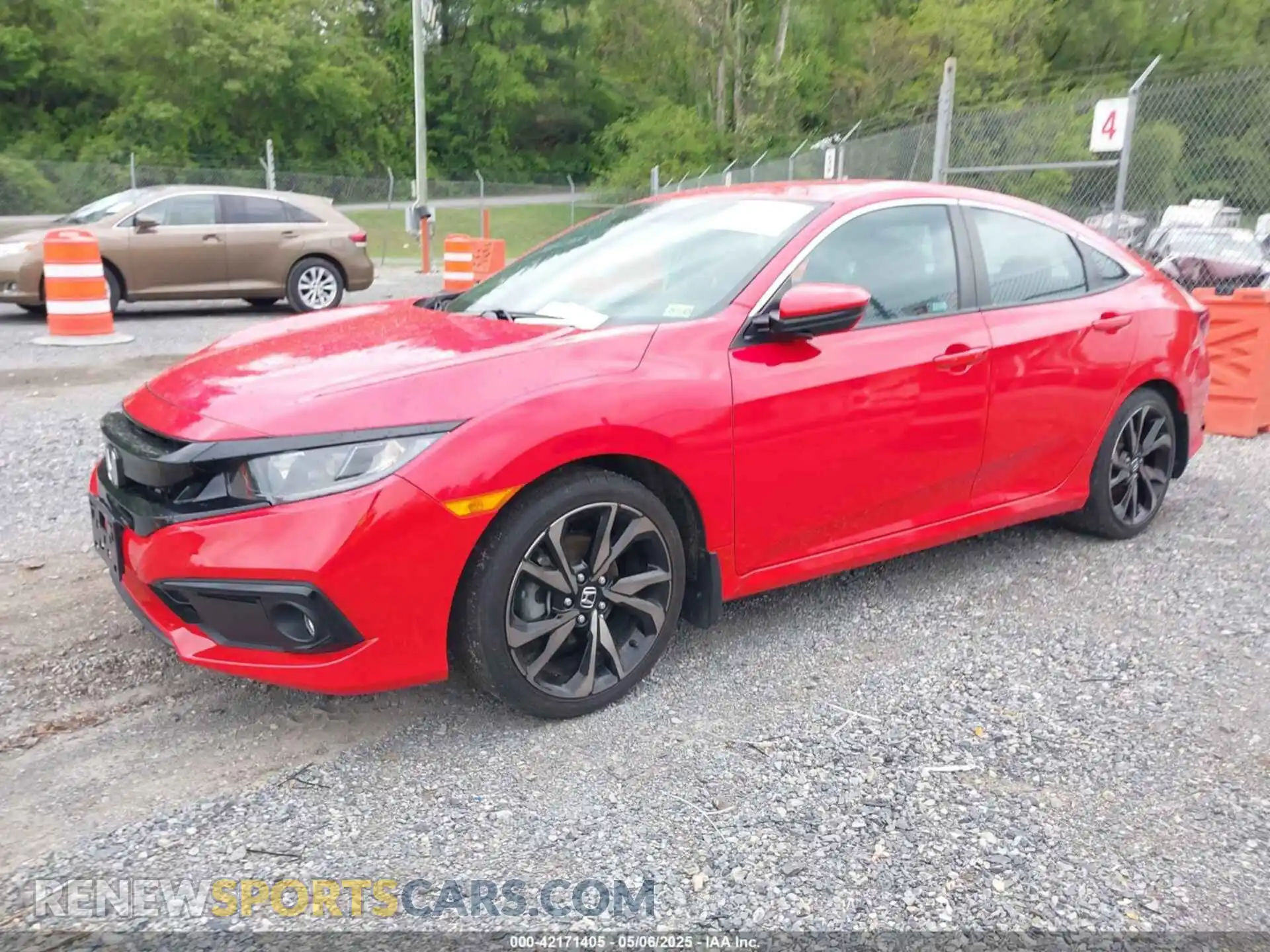 2 Photograph of a damaged car 2HGFC2F84LH591333 HONDA CIVIC 2020