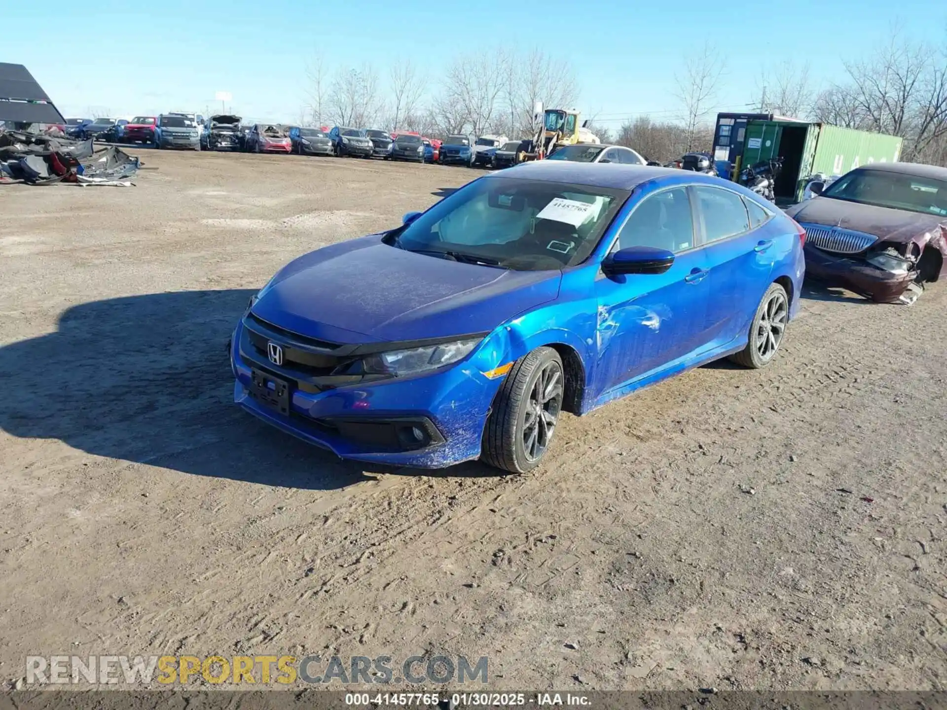 2 Photograph of a damaged car 2HGFC2F85LH501686 HONDA CIVIC 2020