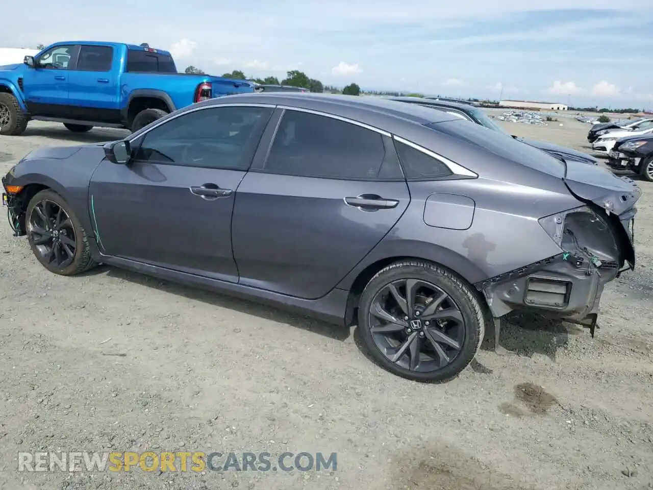 2 Photograph of a damaged car 2HGFC2F85LH563752 HONDA CIVIC 2020