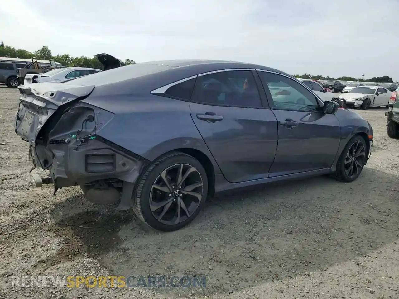 3 Photograph of a damaged car 2HGFC2F85LH563752 HONDA CIVIC 2020