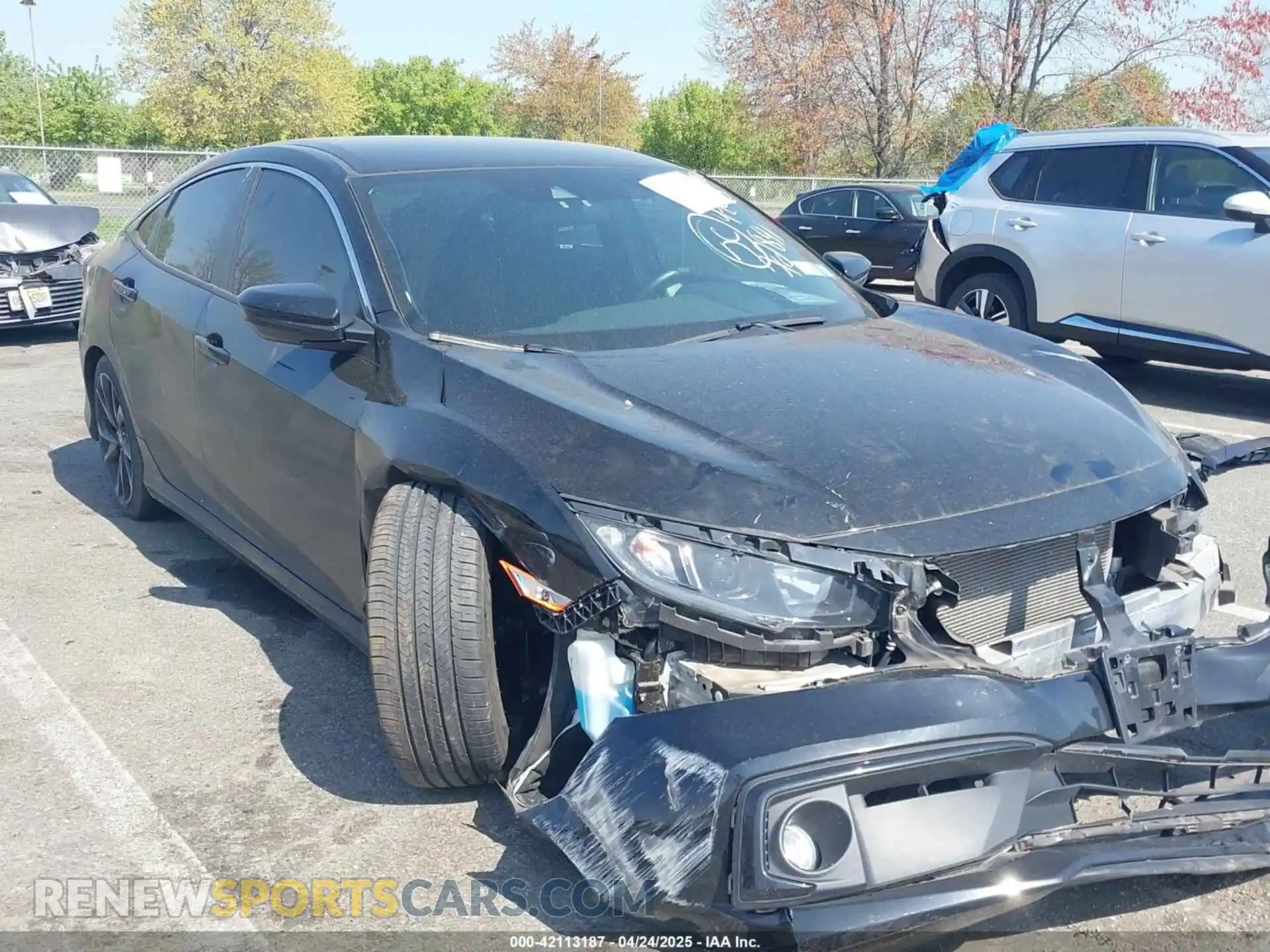 1 Photograph of a damaged car 2HGFC2F85LH572841 HONDA CIVIC 2020