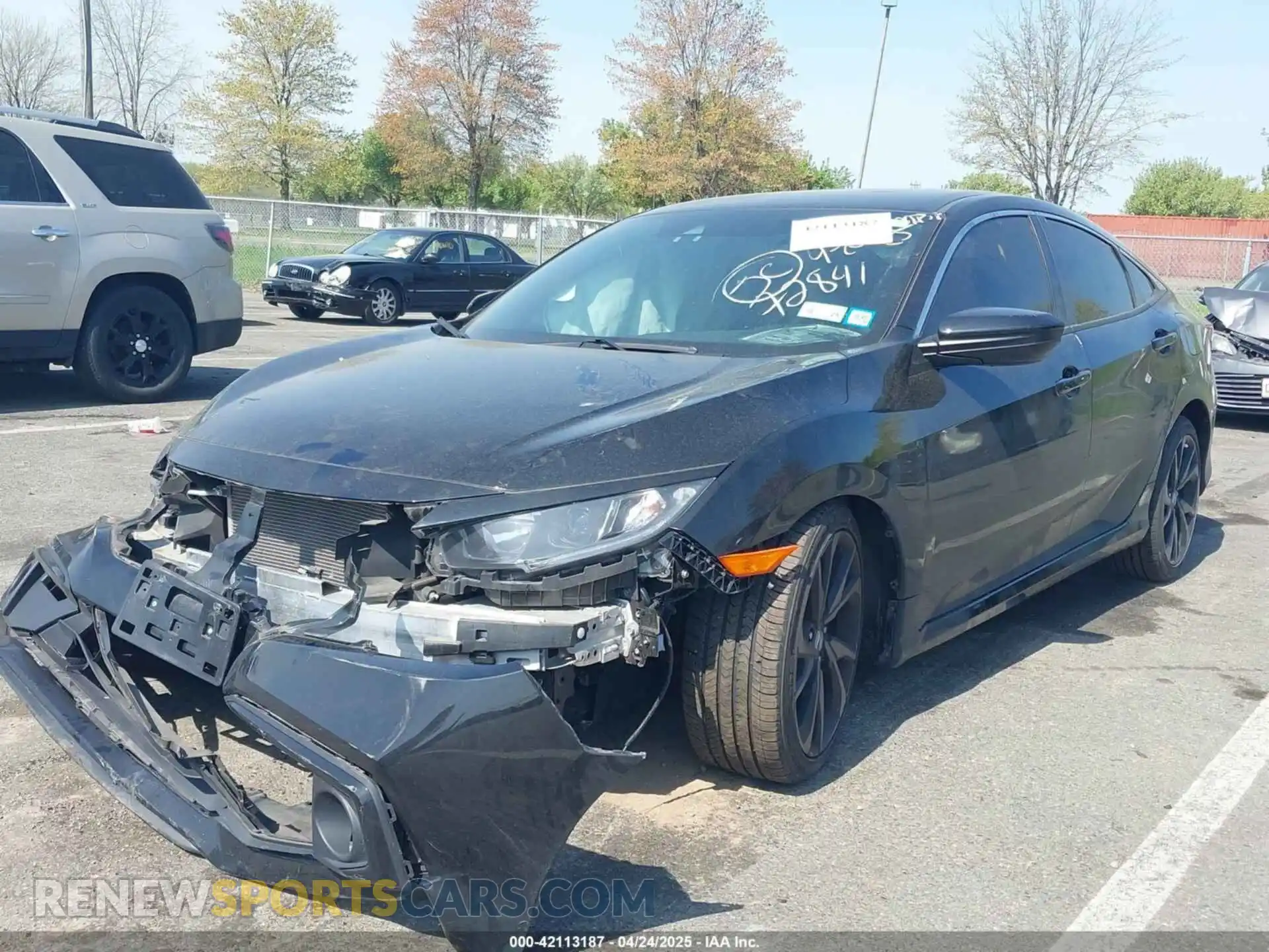 2 Photograph of a damaged car 2HGFC2F85LH572841 HONDA CIVIC 2020
