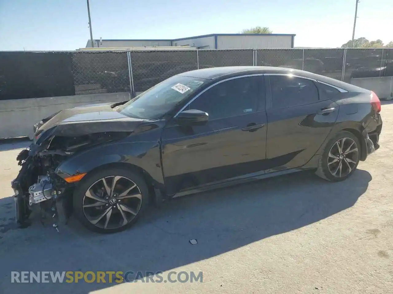1 Photograph of a damaged car 2HGFC2F85LH582124 HONDA CIVIC 2020