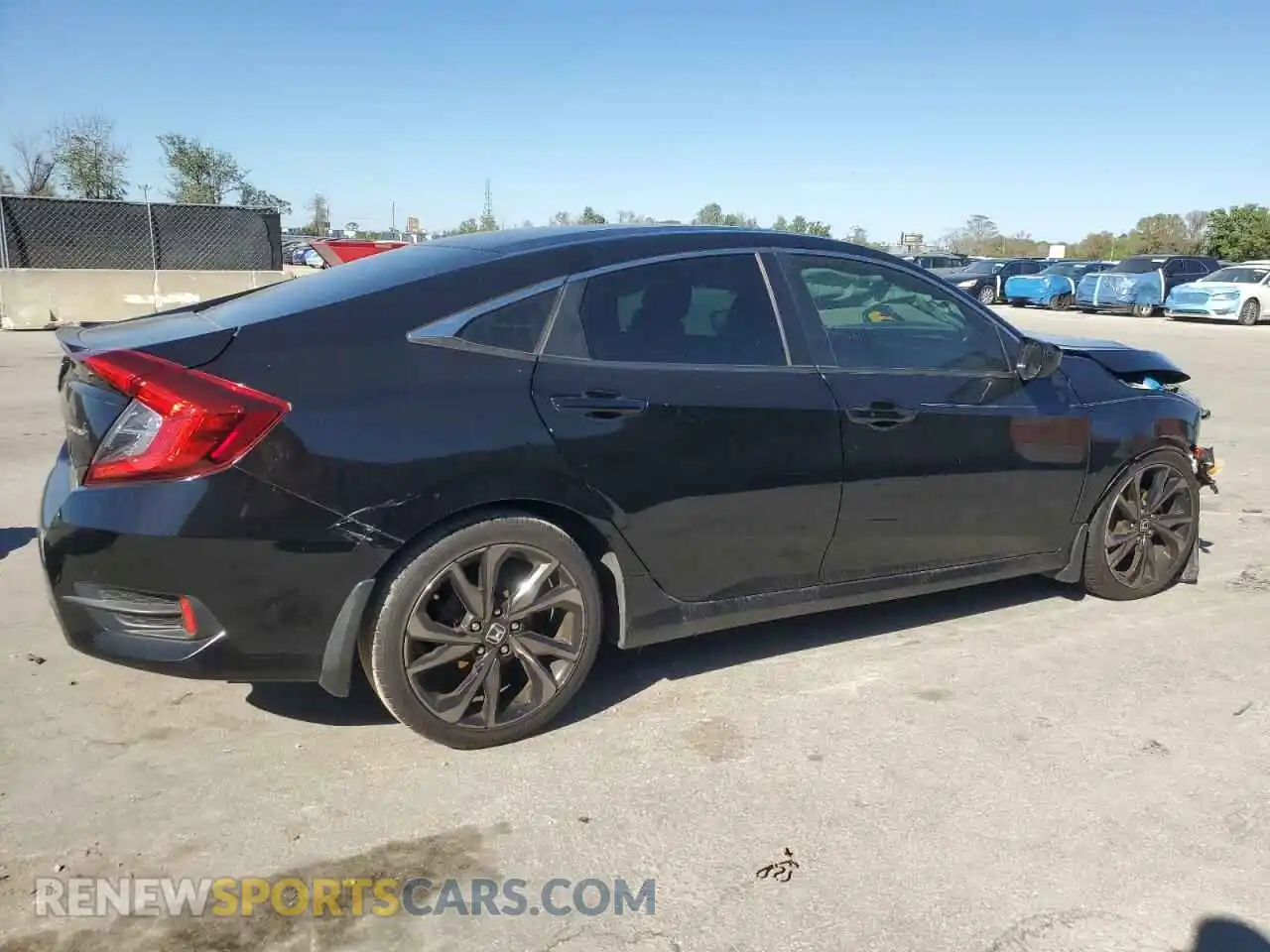 3 Photograph of a damaged car 2HGFC2F85LH582124 HONDA CIVIC 2020