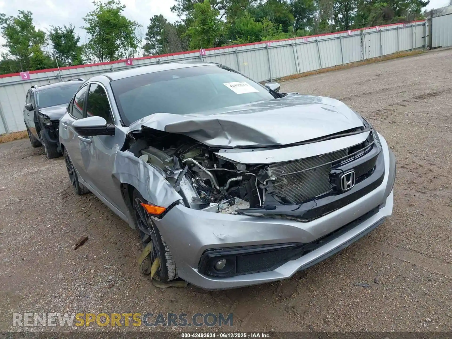 1 Photograph of a damaged car 2HGFC2F85LH591776 HONDA CIVIC 2020