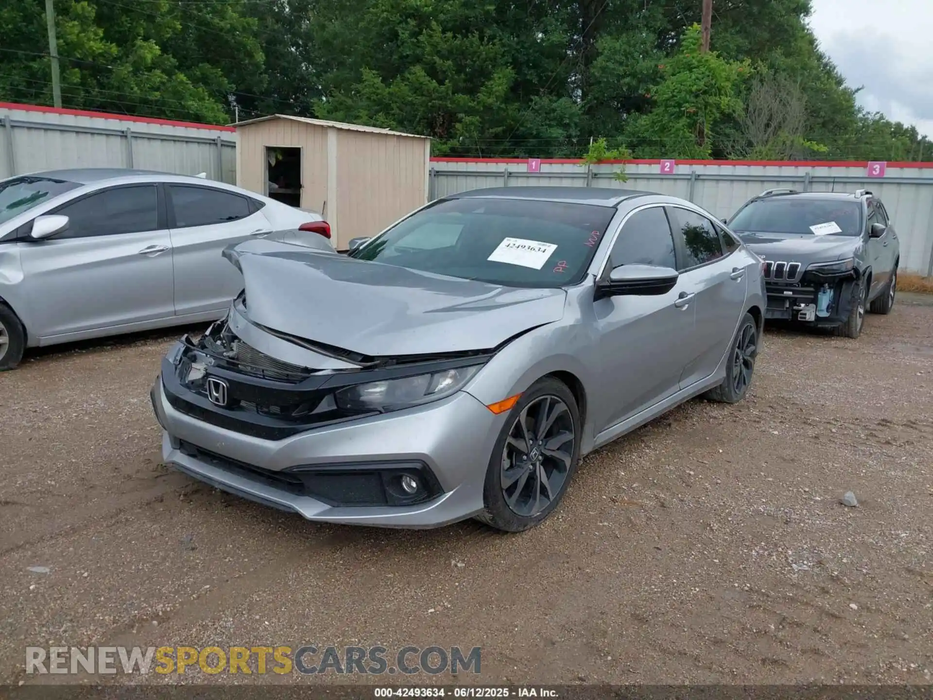 2 Photograph of a damaged car 2HGFC2F85LH591776 HONDA CIVIC 2020