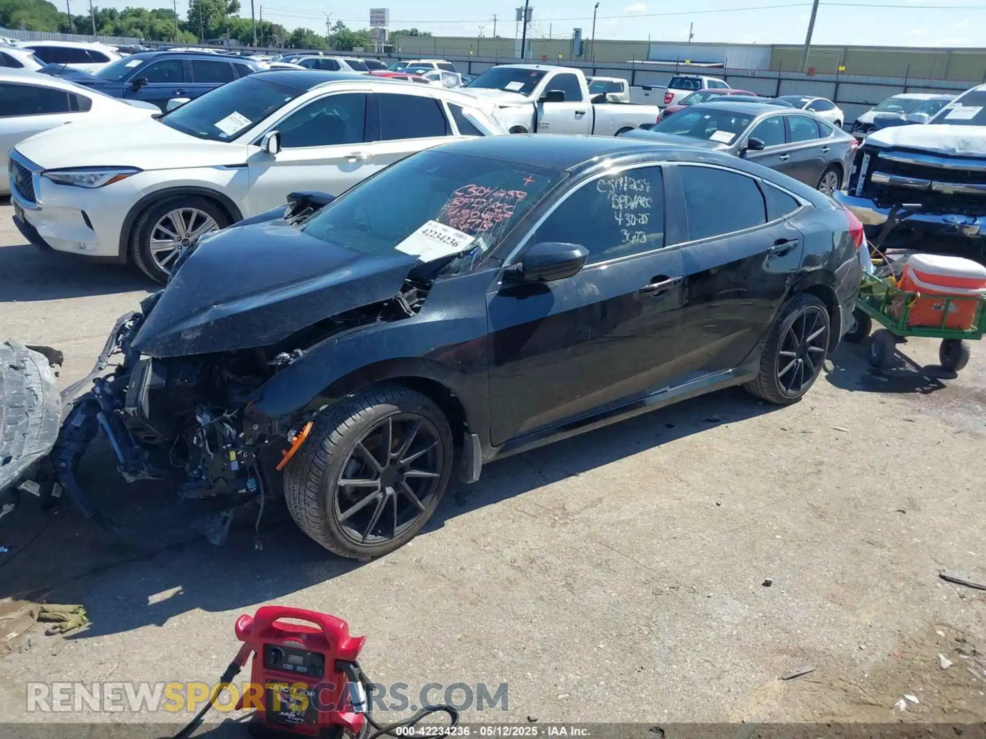 2 Photograph of a damaged car 2HGFC2F85LH593673 HONDA CIVIC 2020