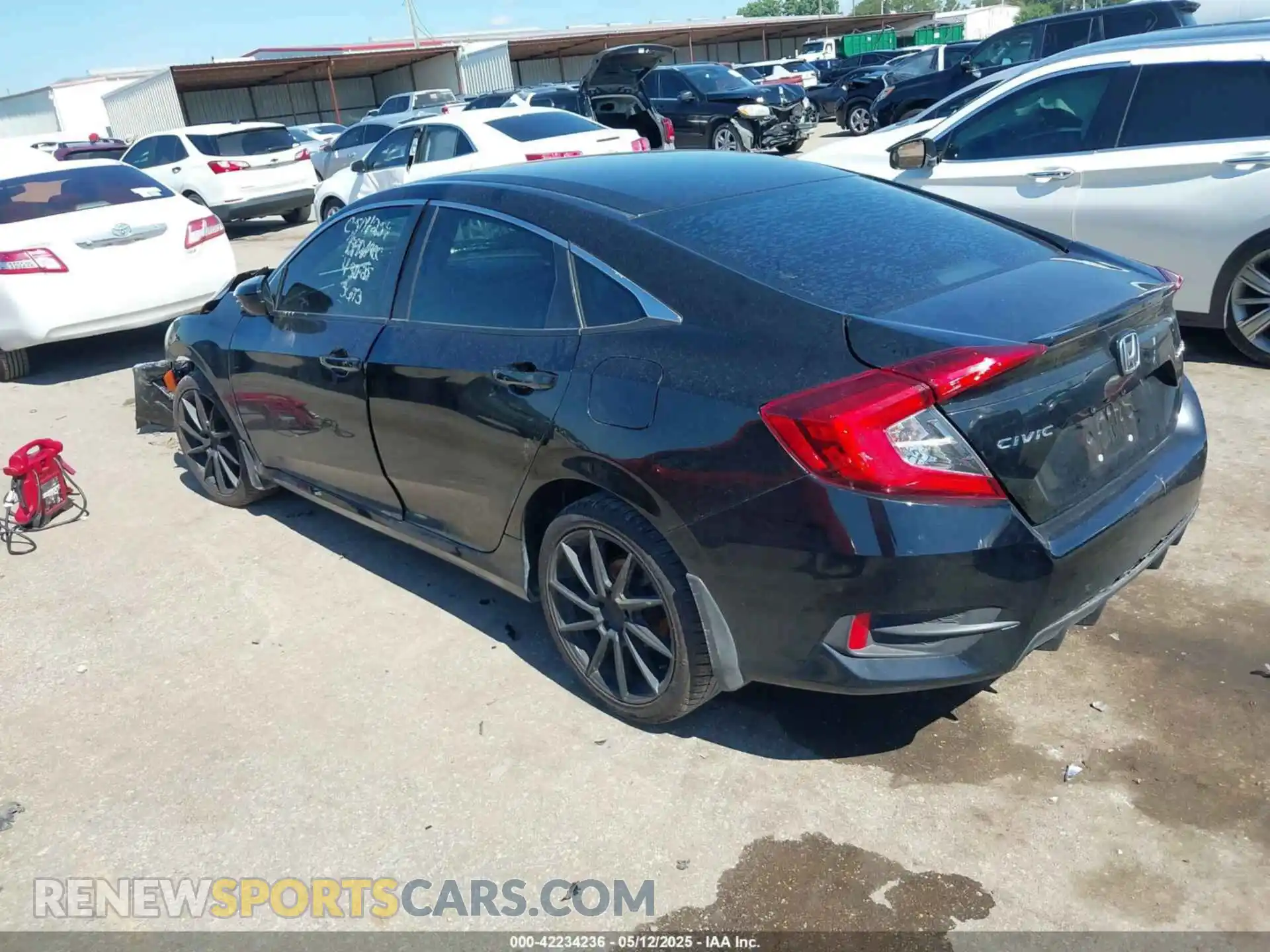 3 Photograph of a damaged car 2HGFC2F85LH593673 HONDA CIVIC 2020