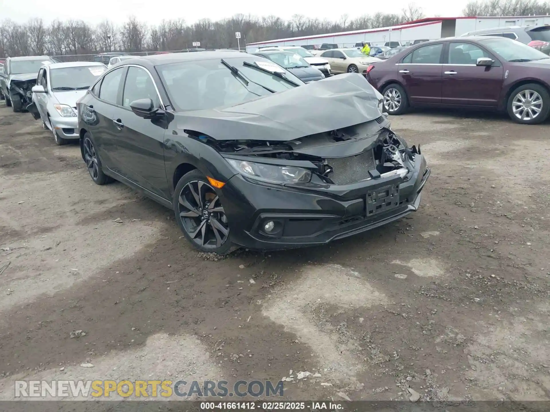 1 Photograph of a damaged car 2HGFC2F86LH501048 HONDA CIVIC 2020