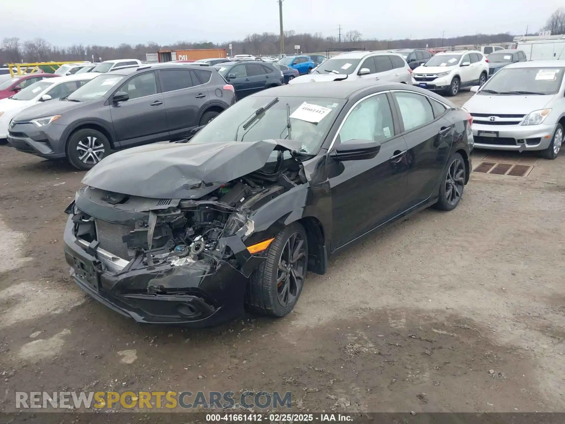 2 Photograph of a damaged car 2HGFC2F86LH501048 HONDA CIVIC 2020