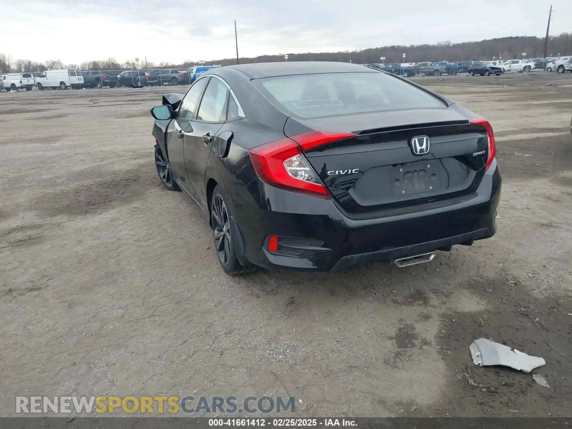 3 Photograph of a damaged car 2HGFC2F86LH501048 HONDA CIVIC 2020