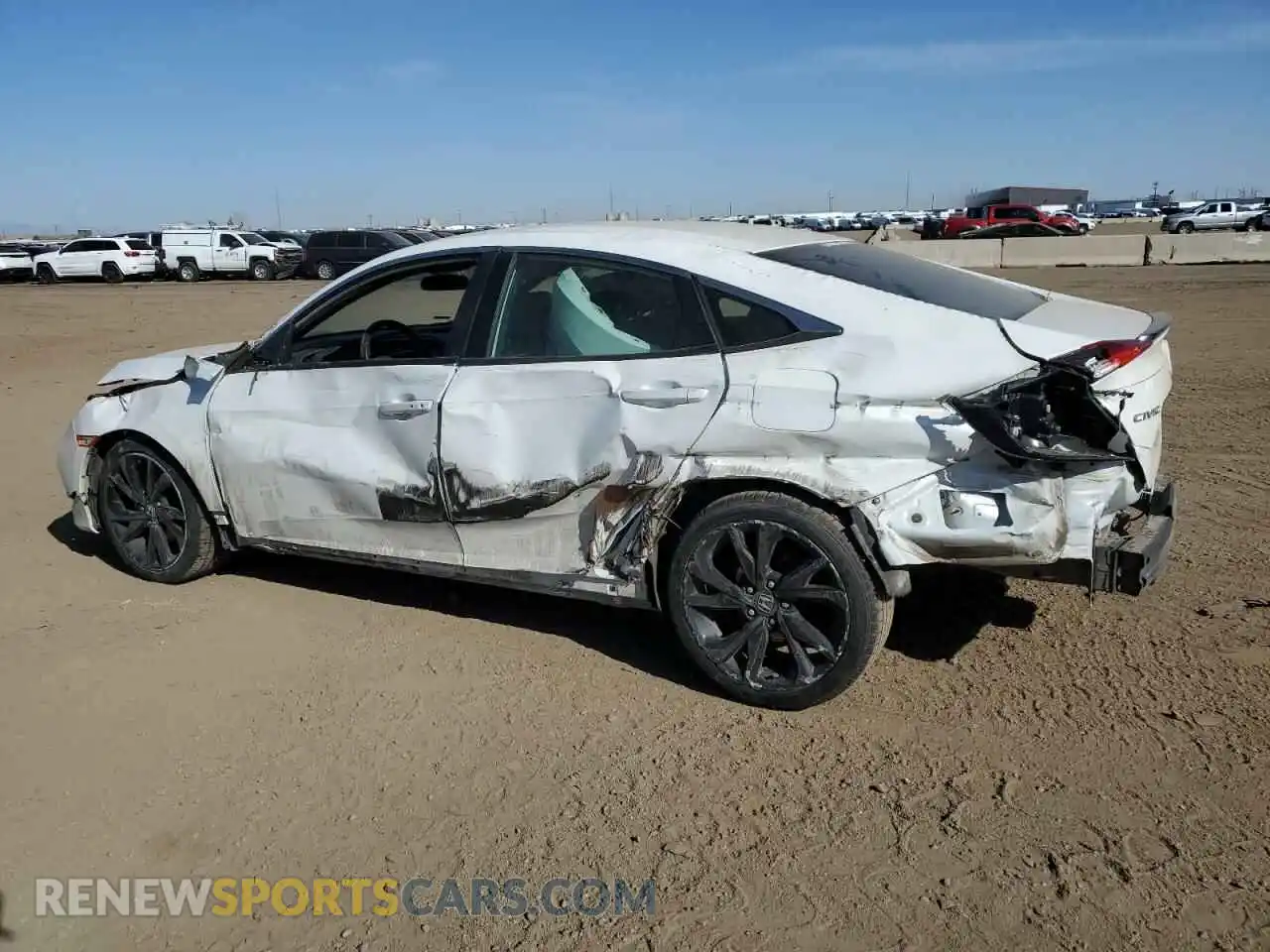 2 Photograph of a damaged car 2HGFC2F86LH503575 HONDA CIVIC 2020