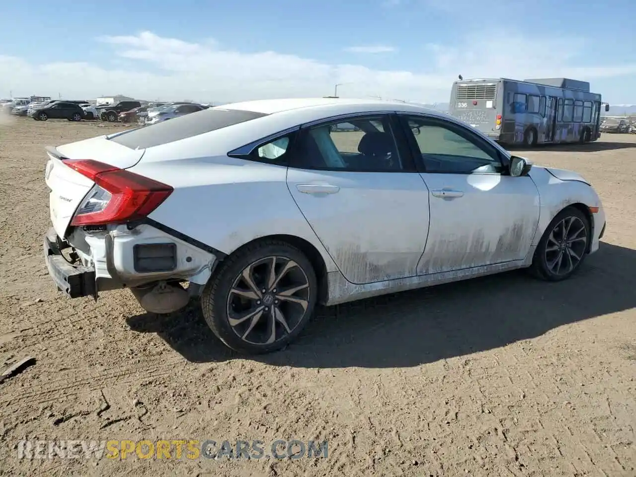 3 Photograph of a damaged car 2HGFC2F86LH503575 HONDA CIVIC 2020