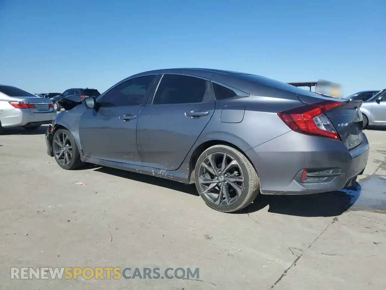 2 Photograph of a damaged car 2HGFC2F86LH505195 HONDA CIVIC 2020