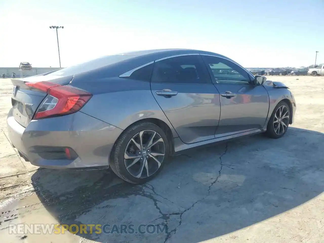 3 Photograph of a damaged car 2HGFC2F86LH505195 HONDA CIVIC 2020