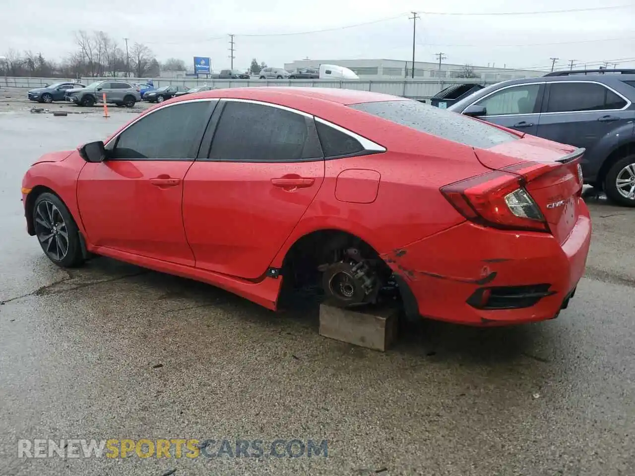2 Photograph of a damaged car 2HGFC2F86LH526998 HONDA CIVIC 2020