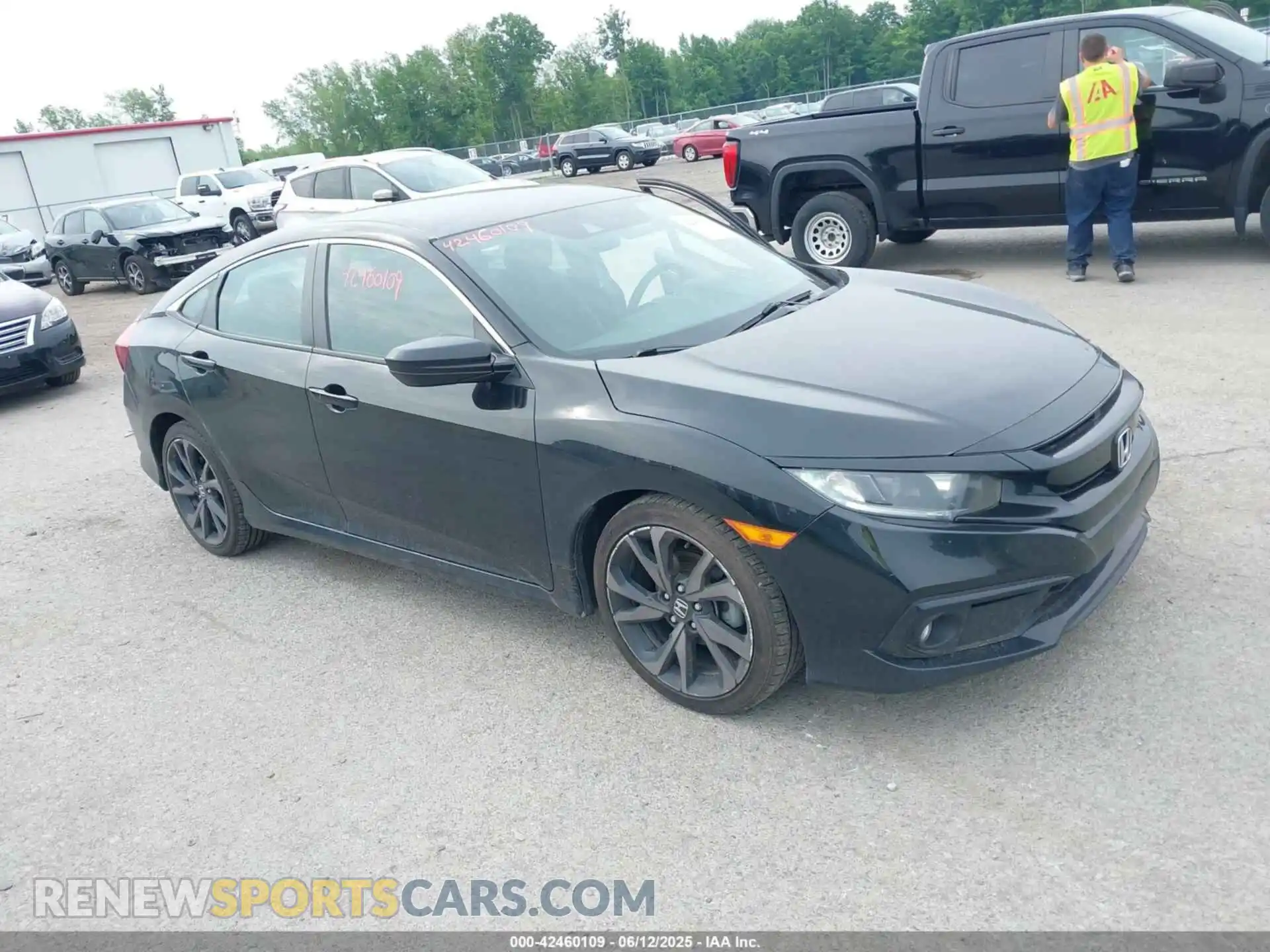 1 fotografías del automóvil dañado 2HGFC2F86LH565235 HONDA CIVIC 2020
