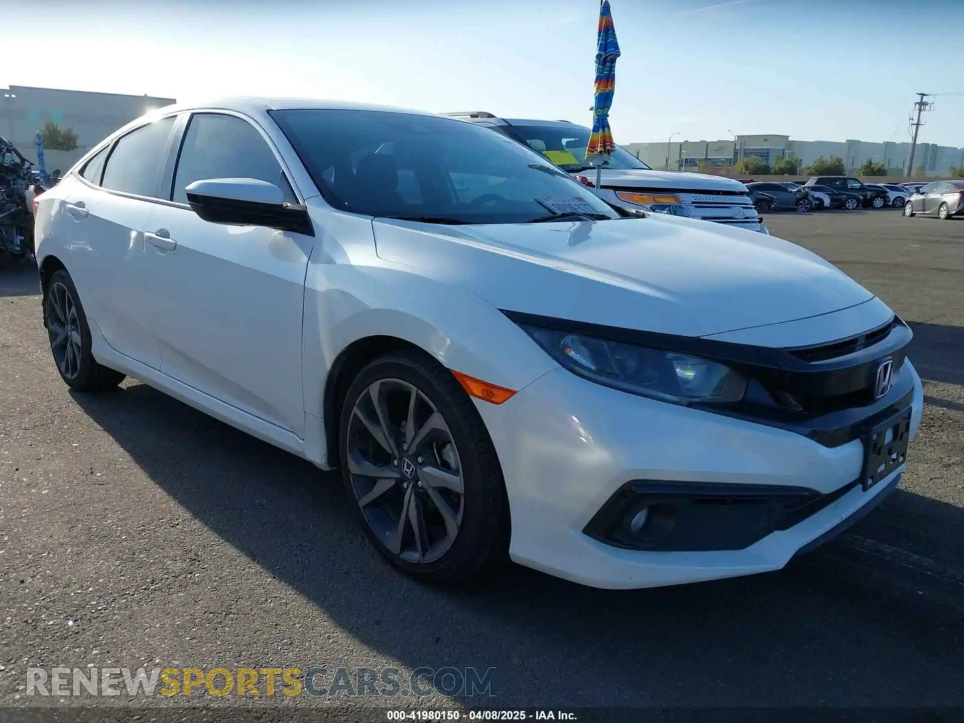 1 Photograph of a damaged car 2HGFC2F87LH501172 HONDA CIVIC 2020