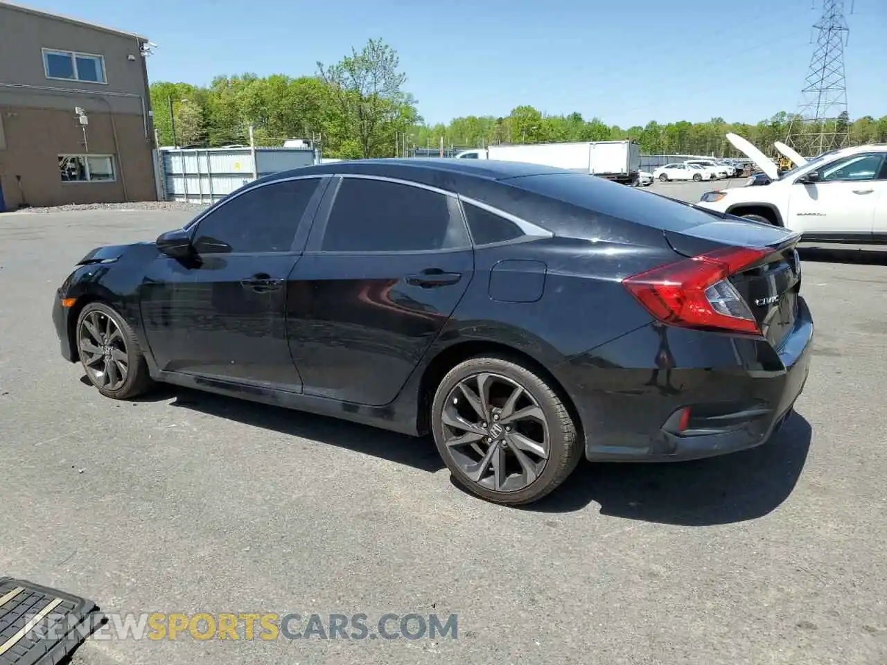 2 Photograph of a damaged car 2HGFC2F87LH525214 HONDA CIVIC 2020