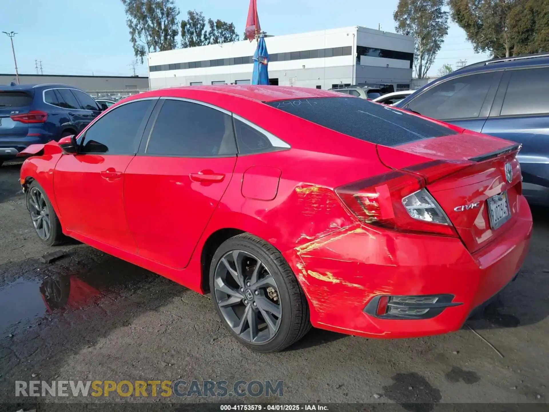 3 Photograph of a damaged car 2HGFC2F87LH533488 HONDA CIVIC 2020