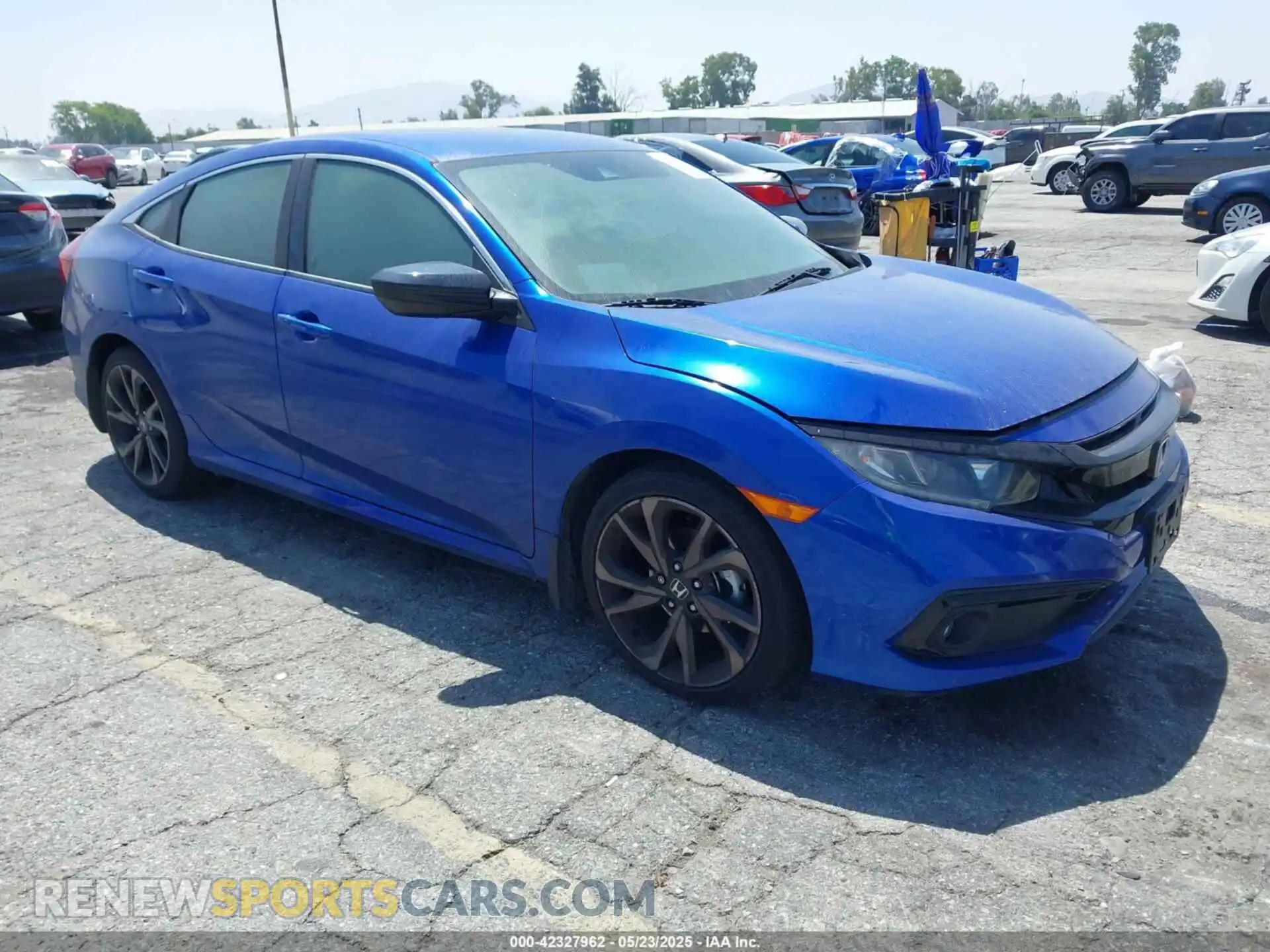 1 Photograph of a damaged car 2HGFC2F87LH564806 HONDA CIVIC 2020