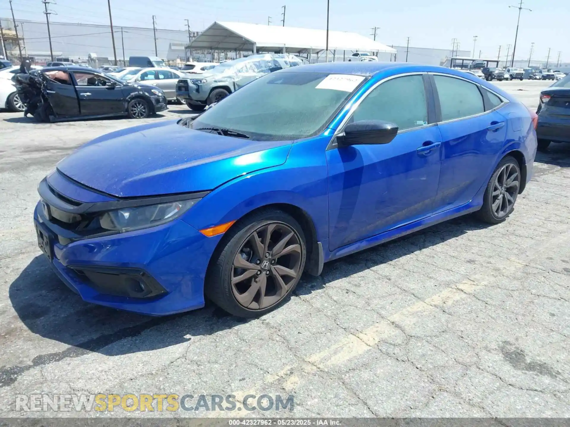 2 Photograph of a damaged car 2HGFC2F87LH564806 HONDA CIVIC 2020
