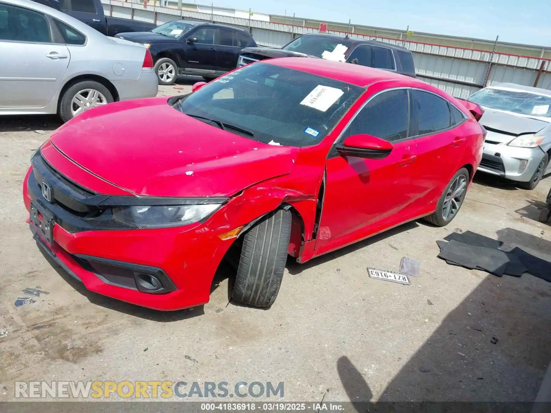 2 Фотография поврежденного автомобиля 2HGFC2F87LH586109 HONDA CIVIC 2020