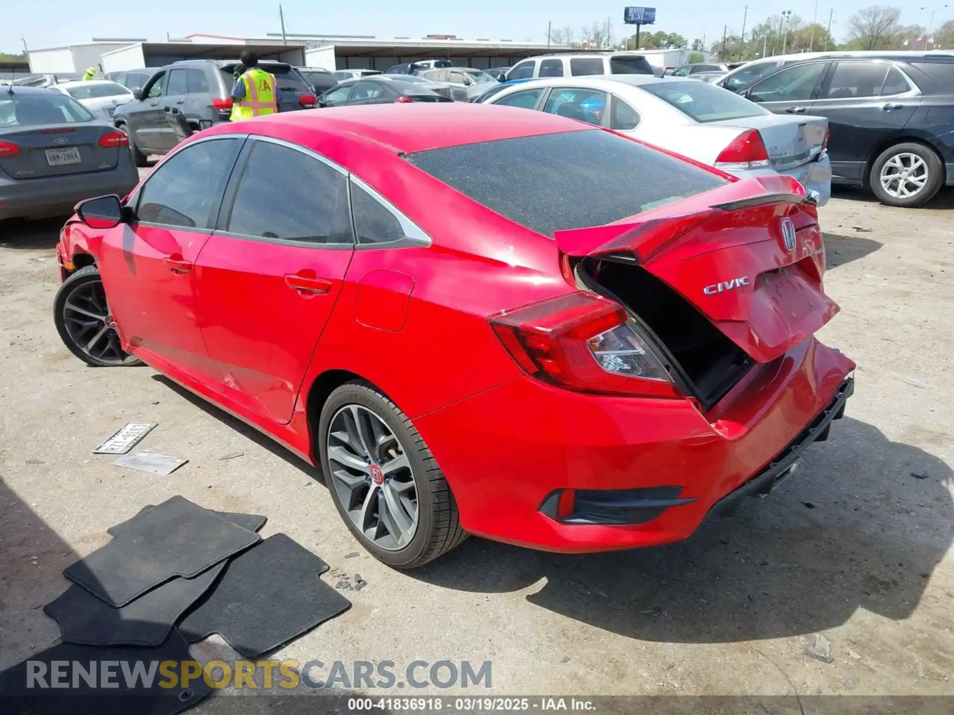 3 Фотография поврежденного автомобиля 2HGFC2F87LH586109 HONDA CIVIC 2020