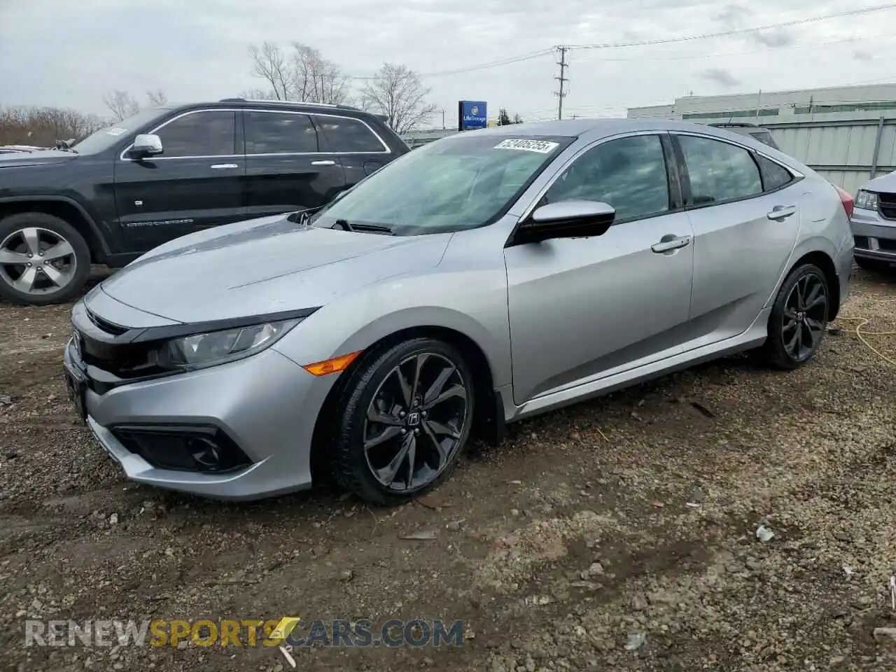 1 Photograph of a damaged car 2HGFC2F88LH533175 HONDA CIVIC 2020