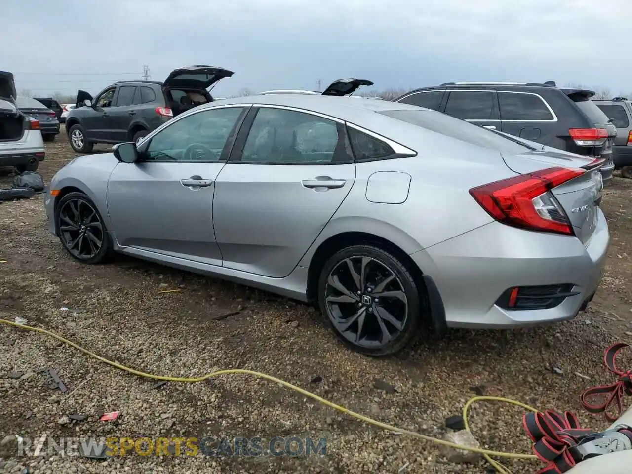 2 Photograph of a damaged car 2HGFC2F88LH533175 HONDA CIVIC 2020