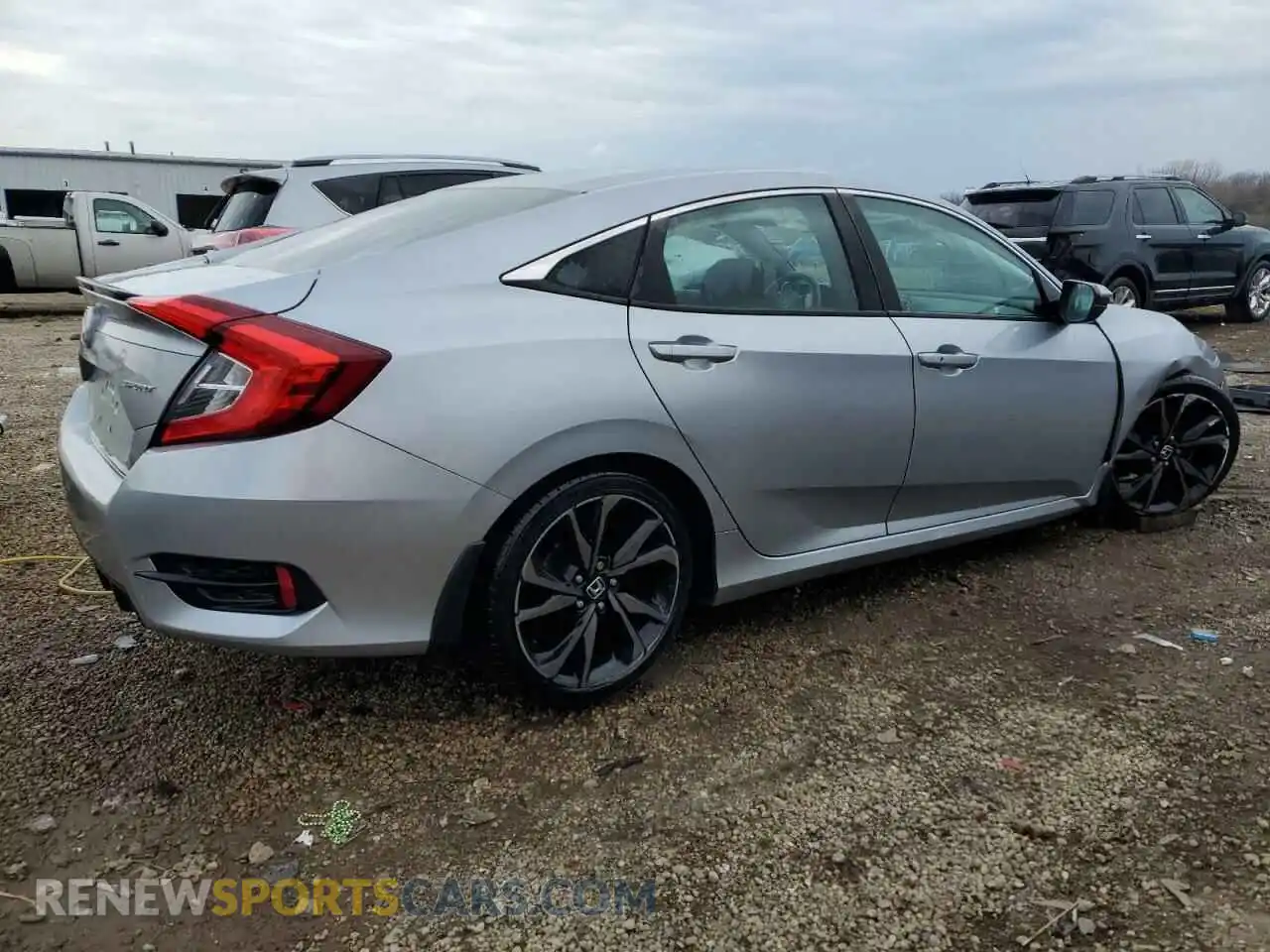 3 Photograph of a damaged car 2HGFC2F88LH533175 HONDA CIVIC 2020