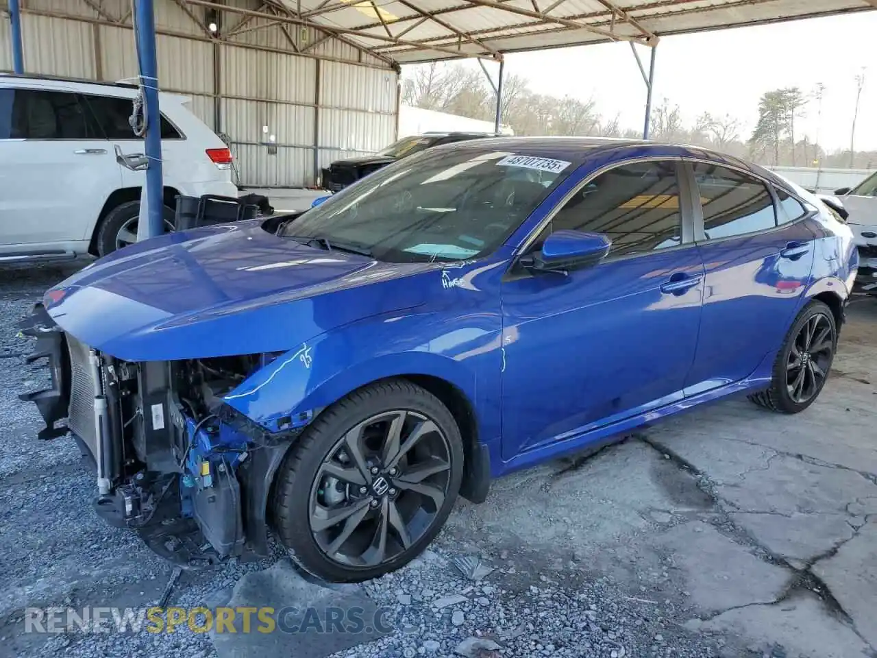 1 Photograph of a damaged car 2HGFC2F88LH548839 HONDA CIVIC 2020