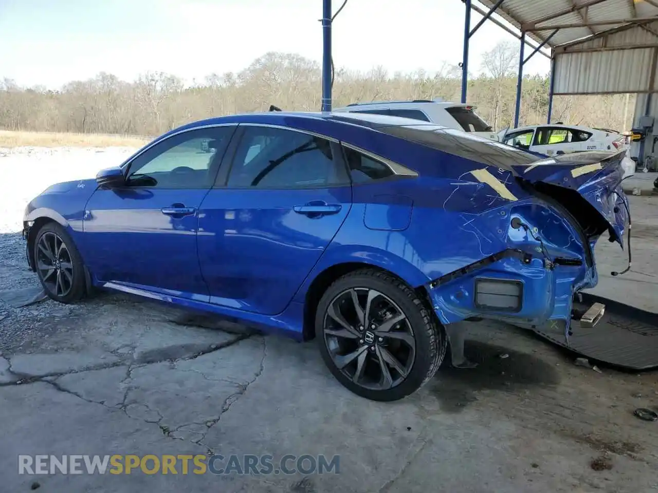 2 Photograph of a damaged car 2HGFC2F88LH548839 HONDA CIVIC 2020