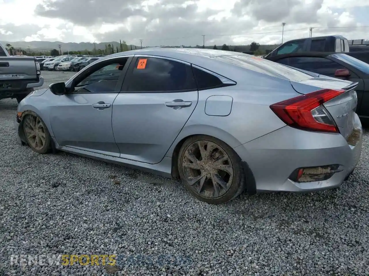 2 Photograph of a damaged car 2HGFC2F88LH574325 HONDA CIVIC 2020