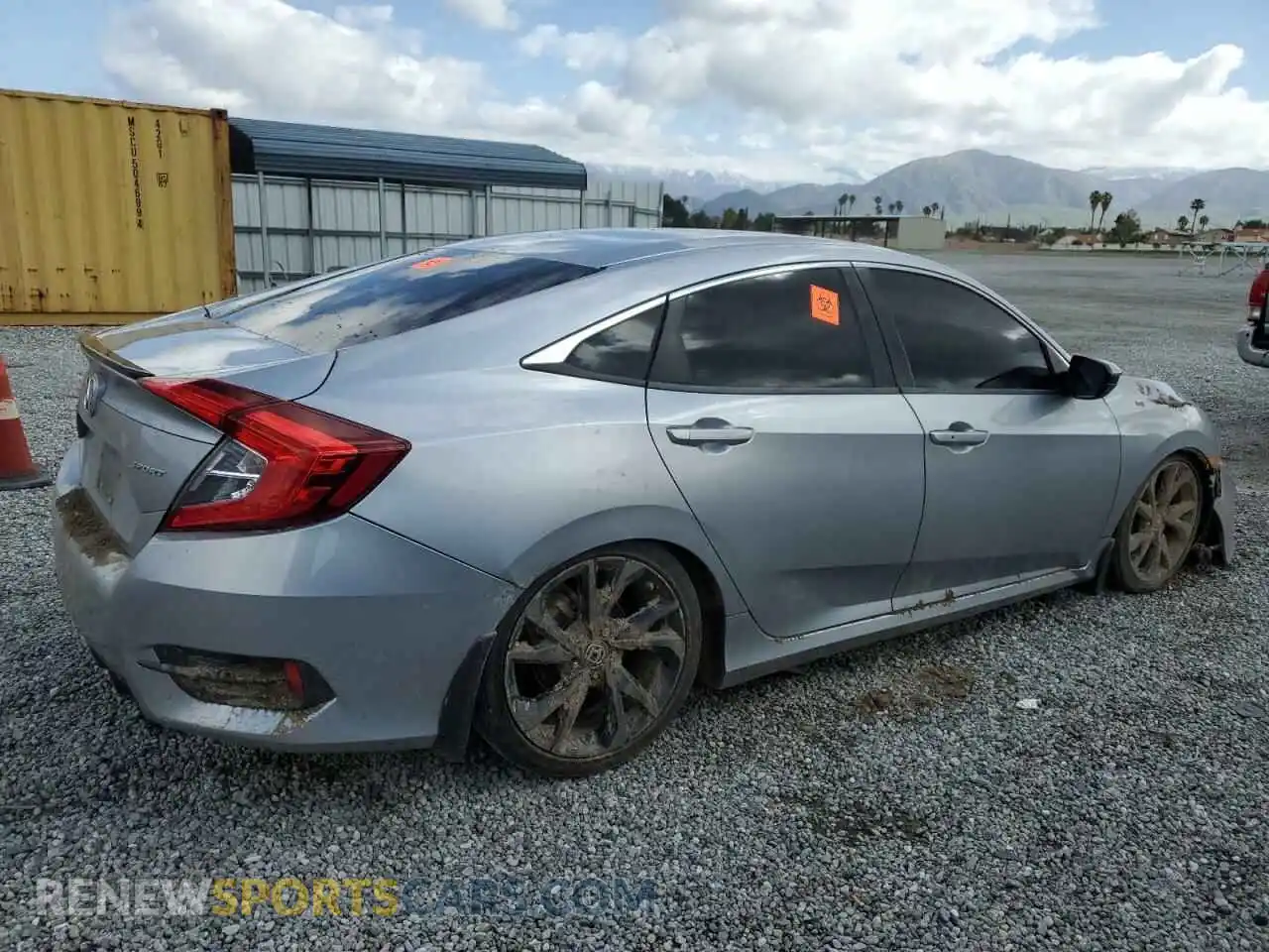 3 Photograph of a damaged car 2HGFC2F88LH574325 HONDA CIVIC 2020