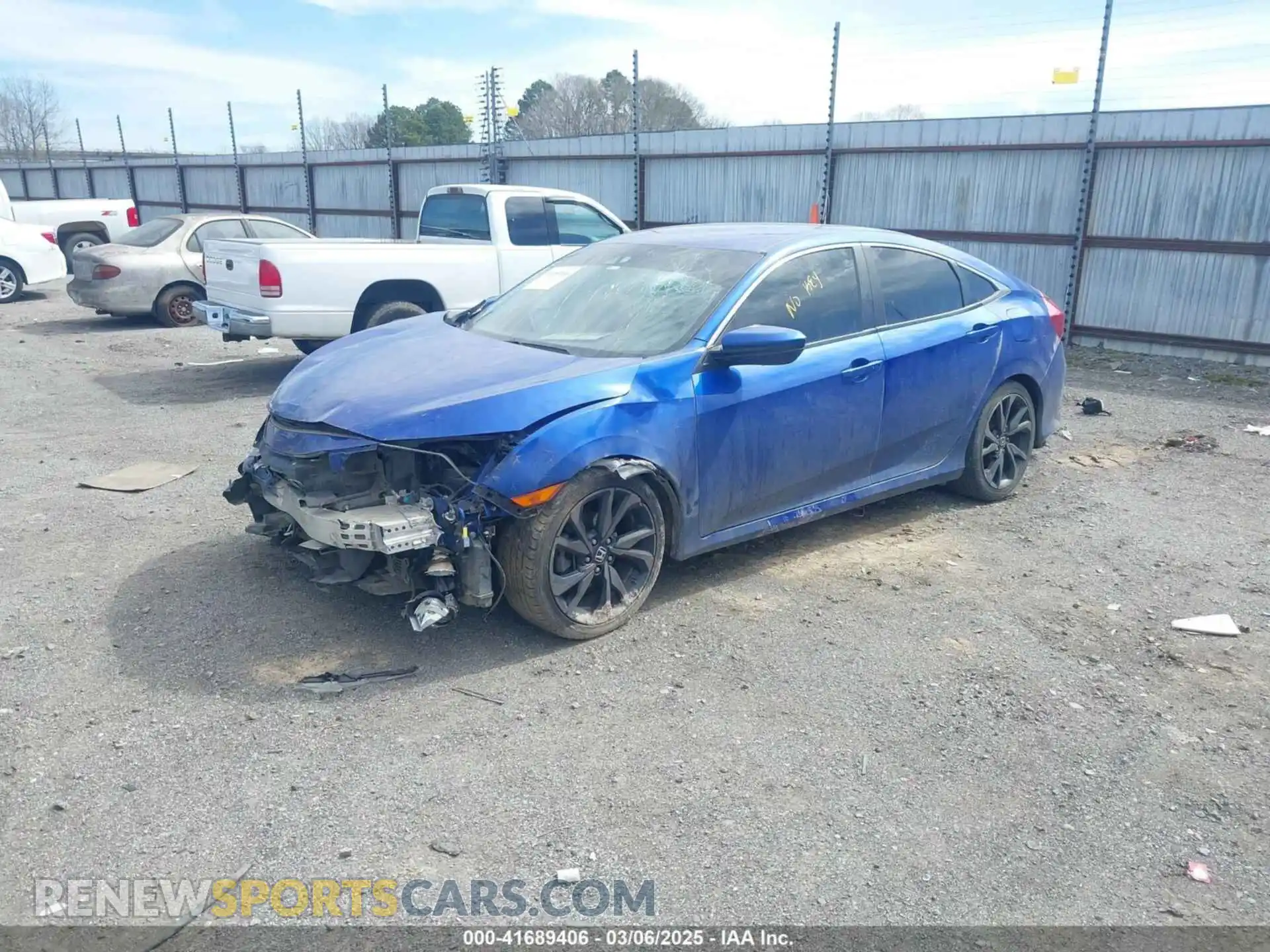 2 Photograph of a damaged car 2HGFC2F88LH582070 HONDA CIVIC 2020