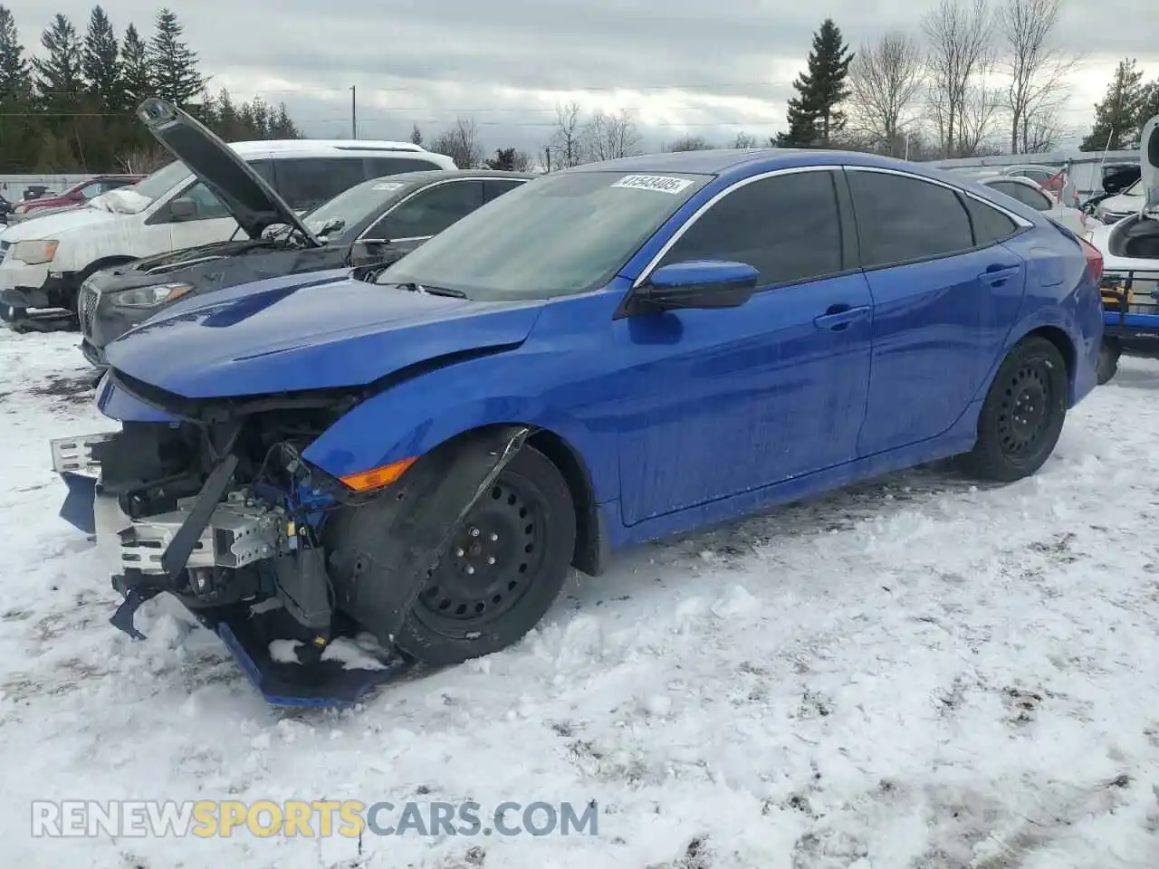 1 Photograph of a damaged car 2HGFC2F89LH015365 HONDA CIVIC 2020