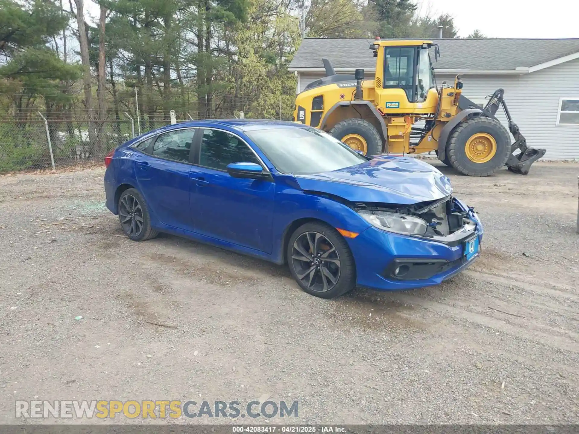1 Photograph of a damaged car 2HGFC2F89LH523366 HONDA CIVIC 2020