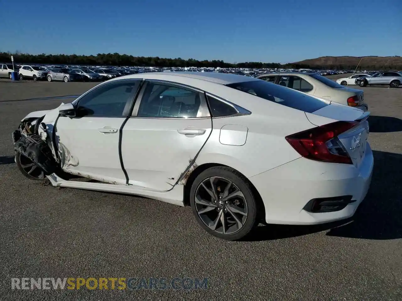 2 Photograph of a damaged car 2HGFC2F89LH535193 HONDA CIVIC 2020