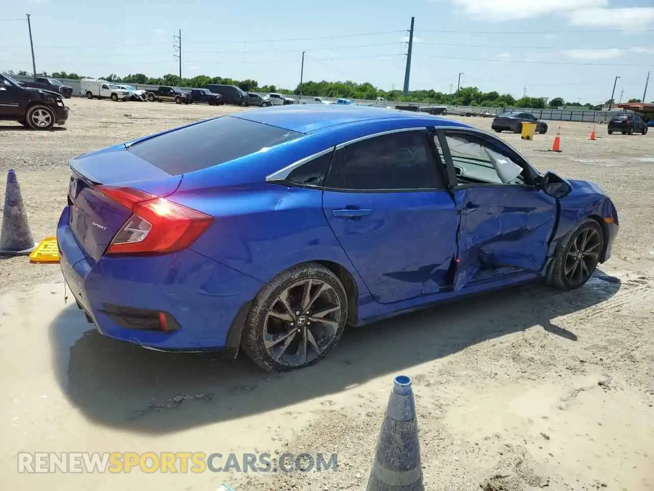 3 Photograph of a damaged car 2HGFC2F89LH555816 HONDA CIVIC 2020